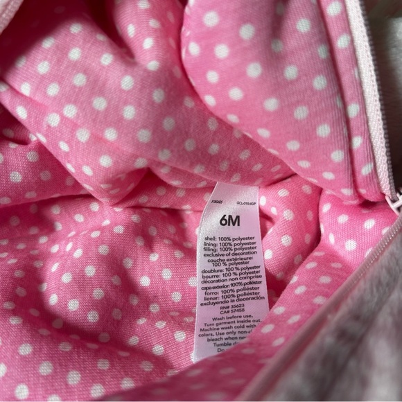 Pink Hooded Baby One Piece - Picture 2 of 9